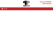 Tablet Screenshot of portapowerinc.com